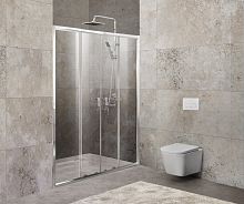 Душевая дверь Bel Bagno UNIQUE-BF-2 150/180, 170/200 стекло прозрачное, Punto
