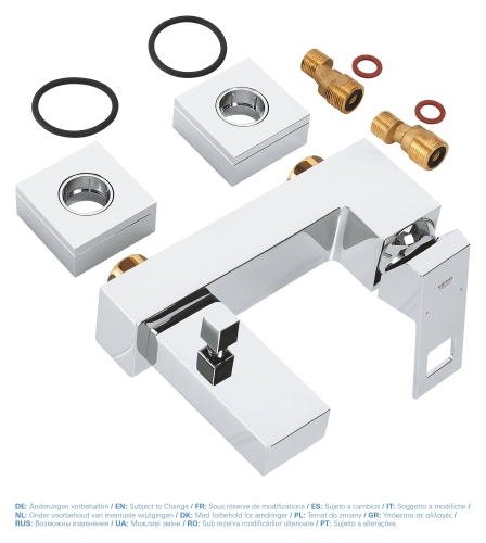 Смеситель для ванны Grohe Eurocube 23140000 хром фото 2