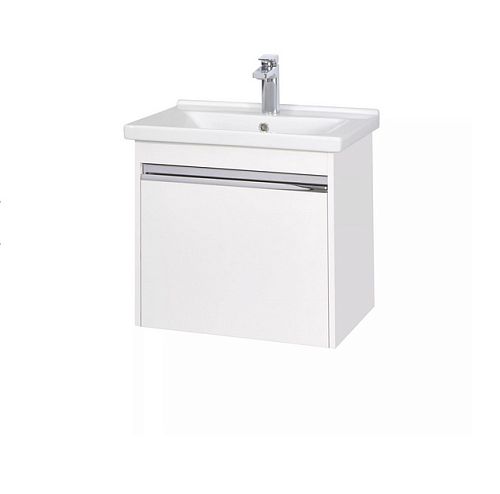 Тумба с раковиной Aquaton Капри 60, 80 Белый глянцевый