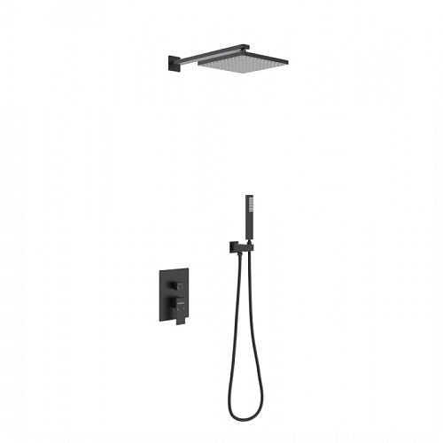 Душевой комплект Berges Nardis 2S 071002, черный матовый