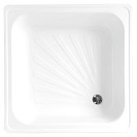 Поддон стальной Loranto 70*70, 80*80, 90*90 квадратный