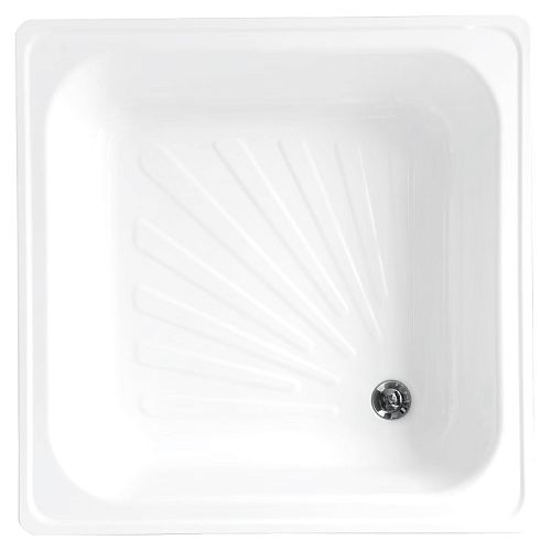 Поддон стальной Loranto 70*70, 80*80, 90*90 квадратный