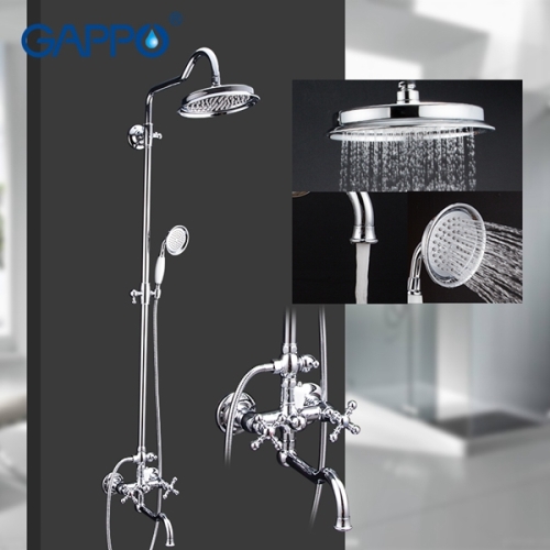 Душевая система со смесителем Gappo G2489 хром фото 2