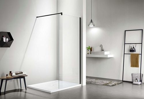 Душевая перегородка Aquatek AQ WIW 08020GM (09020, 10020, 12020) 80, 90, 100, 120 профиль оружейная сталь