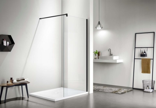 Душевая перегородка Aquatek AQ WIW 08020GM (09020, 10020, 12020) 80, 90, 100, 120 профиль оружейная сталь