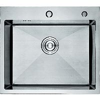 Мойка кухонная Gerhans K36050(K36050B) 60*50 1 мм нерж сталь, графит