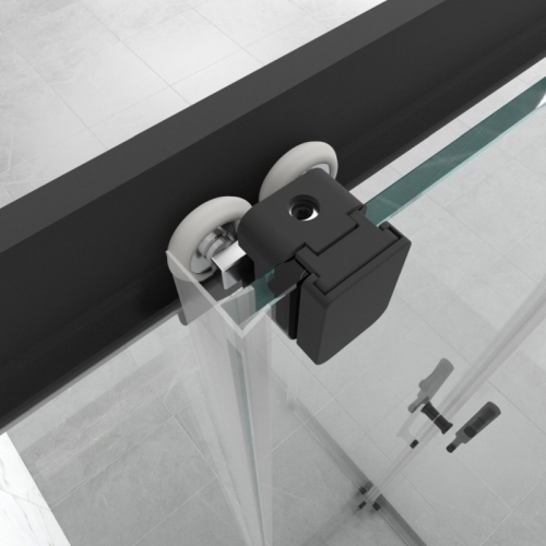 Душевое ограждение Triton Фикс-Блэк-Вельвет 80*80, 90*90 стекло матовое 6мм фото 6