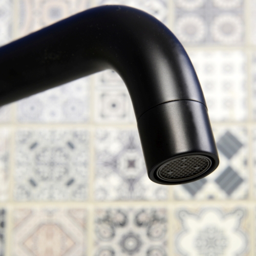 Смеситель для кухни Wasserkraft Elbe A7407 черный матовый фото 3