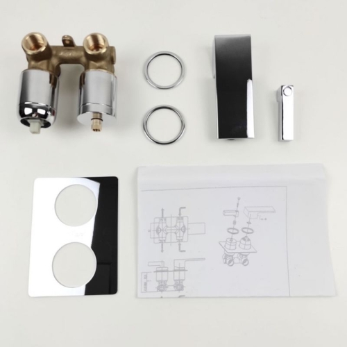 Смеситель скрытого монтажа на 2 положения Paini Grazia 21CR6911 хром фото 6