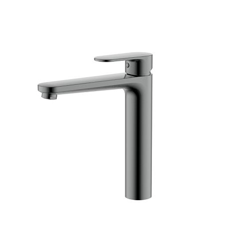 Смеситель высокий для раковины Aquatek Ника AQ1804BGM, оружейная сталь