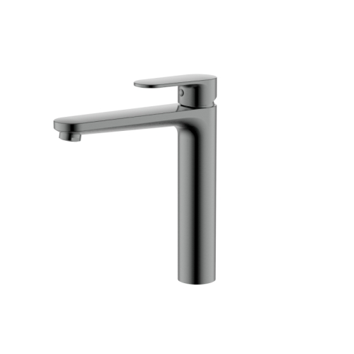 Смеситель высокий для раковины Aquatek Ника AQ1804BGM, оружейная сталь