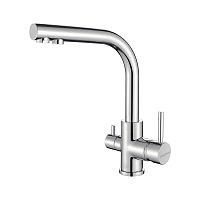 Смеситель для кухни с подкл фильтра Paulmark Essen Metallum (5 цветов)