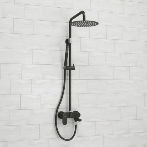 Душевая система Wasserkraft A174.258.217.CB черный Soft-touch фото 2