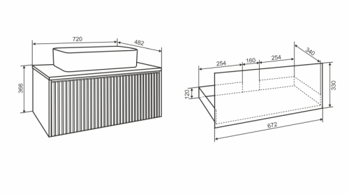 Тумба подвесная Aqua de Marco Monaco 70, 80, 90 белый софт фото 9