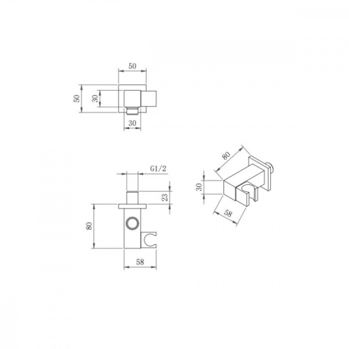 Душевой комплект Berges Ventas 2S BLACK 073002, черный матовый фото 8