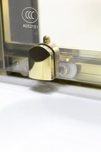 Душева дверь в нишу Niagara Nova 90 100 110 120 золото фото 7