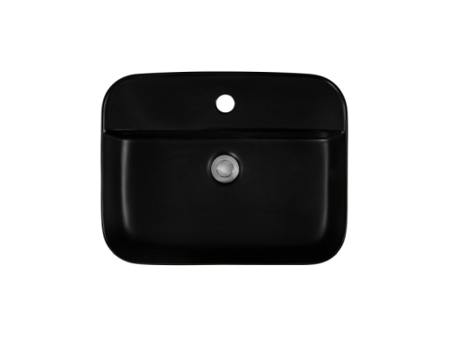 Раковина накладная Aquatek Вега AQ5506-MB 50*39.5*14, черный матовый фото 5