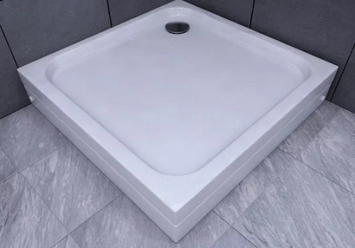 Поддон акриловый Aquatek 80*80 90*90, 100*100 с ножками и съемной панелью (без сифона) фото 3