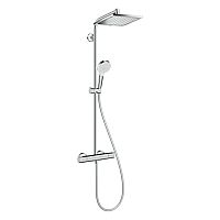 Душевая система с термостатом Hansgrohe CROMETTA E 240 1jet Showerpipe 27271000 хром