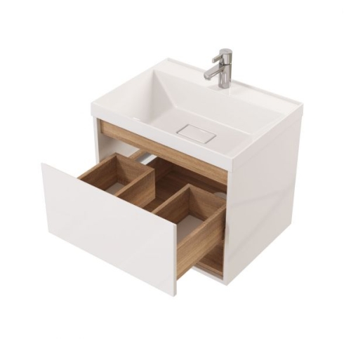 Тумба с раковиной Мирсант Scandy 60, 80, 100 подвесная фото 3