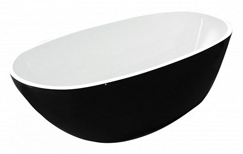 Ванна ESBANO SOPHIA 170*85 акрил черно-белая