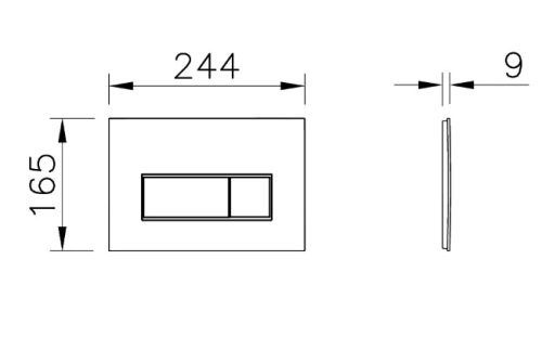 Инсталляция для унитаза VitrA V-Fix Core 738-5800-01 с кнопкой смыва Root S 740-2380 хром фото 3 Инсталляция для унитаза VitrA V-Fix Core 738-5800-01 с кнопкой смыва Root S 740-2380 хром фото 3