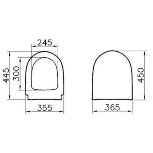 Сиденье Vitra Sento, с микролифтом фото 2