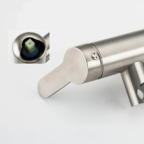 Смеситель с гигиеническим душем Gappo G7299-30 сатин фото 5