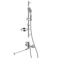 Смеситель для ванны Lemark LM7305C + душ гарнитур