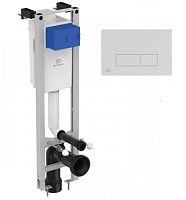 Инсталляция Ideal Standard PROSYS ECO FRAME M кнопка хром, белая, черная