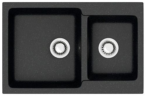 Мойка кухонная Azario Grand 76.5*50 светло-серый, хлопок, песочный, бежевый, белый лед, черный