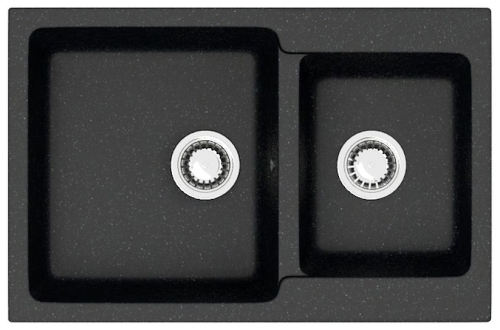 Мойка кухонная Azario Grand 76.5*50 светло-серый, хлопок, песочный, бежевый, белый лед, черный