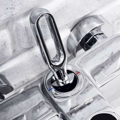 Смеситель для ванны Wasserkraft Kammel 1801 хром фото 3