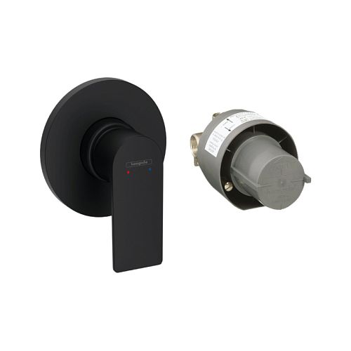 Встраиваемый смеситель для душа Hansgrohe Rebris E черный 72658670