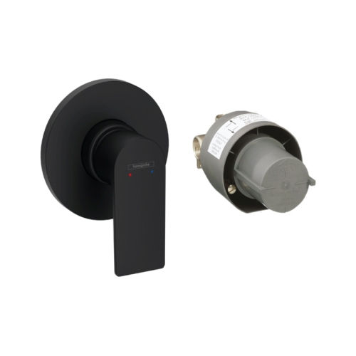 Встраиваемый смеситель для душа Hansgrohe Rebris E черный 72658670