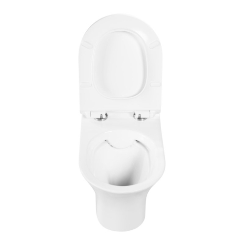 Унитаз подвесной безободковый Belbagno Ancona, сиденье микролифт BB2011SC фото 5