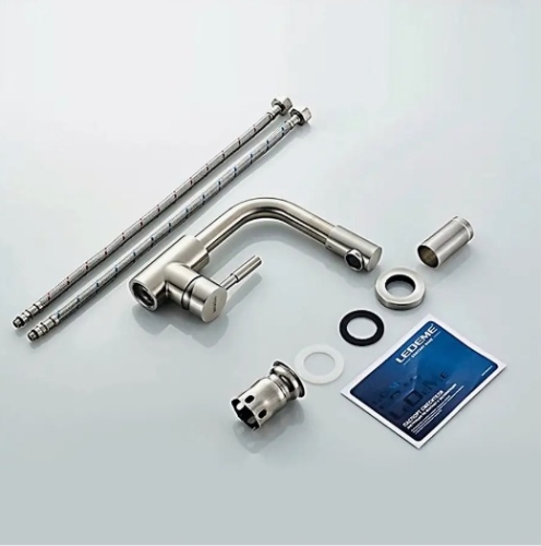 Смеситель на умывальник Ledeme L1098-4 фото 3