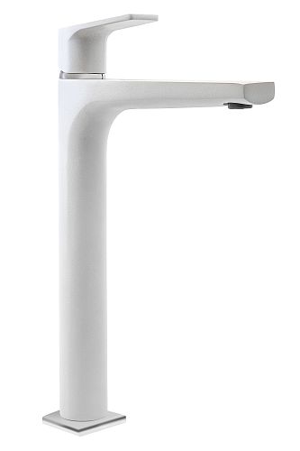 Смеситель высокий для раковины Azario Treya AZ-156845526 белый