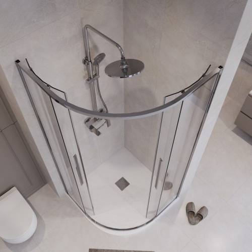 Душевое ограждение Niagara Нова/Nova NG-6626(6627)-34 90*90, 100*100,стекло прозрачное фото 5