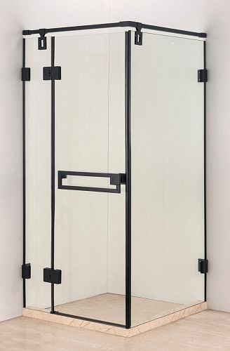 Душевое ограждение без поддона Дана 1028 90*90, 100*100 черный