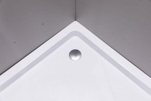 Душевое ограждение ESBANO ESD-7160(7170)B 90*90, 100*100 стекло прозрачное, низкий поддон фото 3