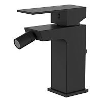 Смеситель с донным клапаном для биде Wasserkraft Abens 2006 черный Soft-touch