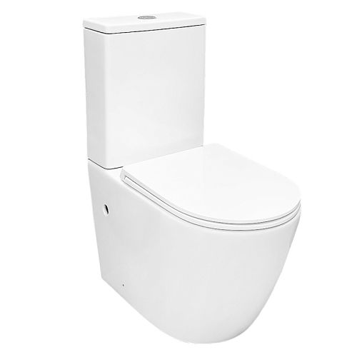 Унитаз напольный безободковый Azario Verona AZ-8301, смыв Торнадо