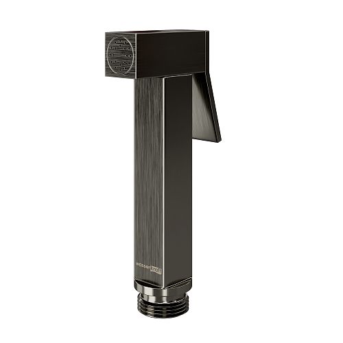 Гигиеническая лейка с фиксатором Wasserkraft Wiese A215 оружейная сталь