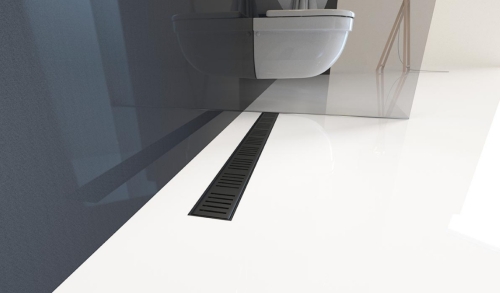 Трап AlcaPlast APZ10Black 55, 65, 75 Черный матовый фото 4